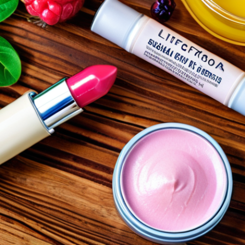 **

A variety of colorful vegan cosmetic products (lipsticks, moisturizers, eyeshadows) displayed on a sustainable wooden surface, alongside plant-based ingredients like shea butter, jojoba oil, and berries. Focus on the natural and vibrant colors.

**